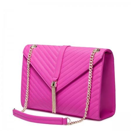 Usnjena torbica Top pink