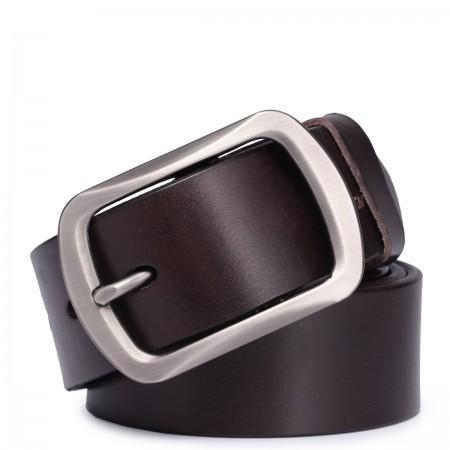 Moški kakovostni usnjeni pas rjavi