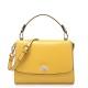 NUCELLE Ženska torbica iz pravega usnja rumena