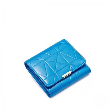 Petit portefeuille femme bleu