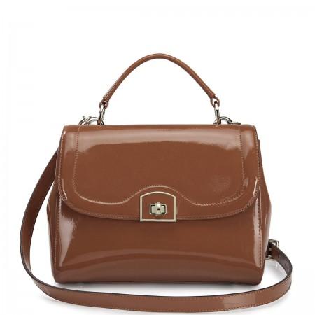 Sac à main femme fatale coloris marron