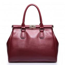 NOELLA Sac à main en cuir rouge