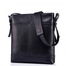 SAMMONS Cabas en cuir coloris noir