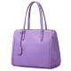 Sac cabas en cuir NAOMI violet