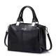 Sac tote big size en cuir noir