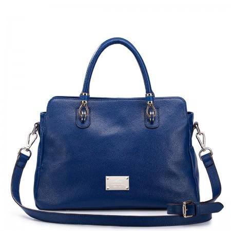 Women's leather handbag brown