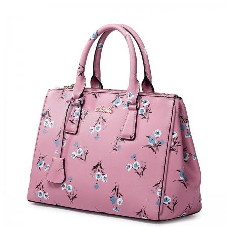 Top quality sheepskin women bag Purple