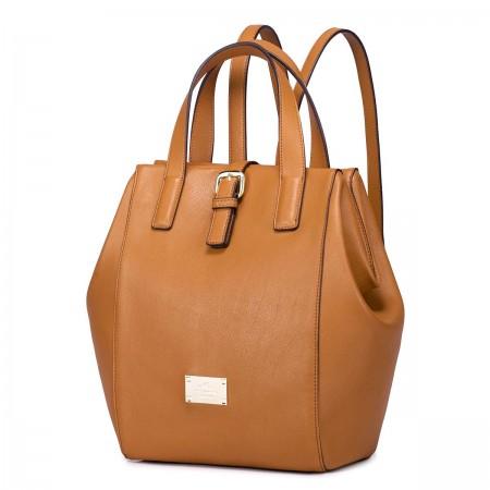 Head layer cowhide napa cowhide single shoulder bag Rose red