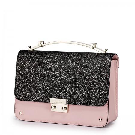 Light sweet elegance series leather bag Red