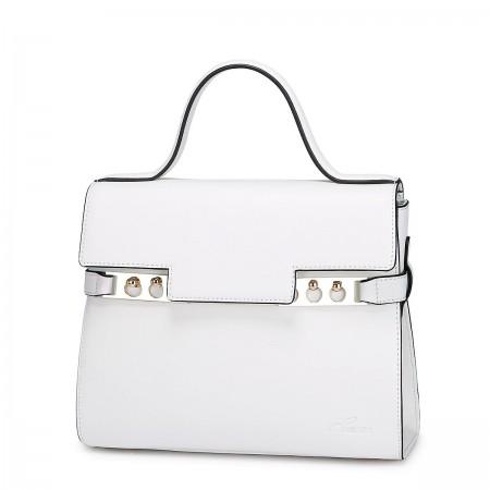 Pragmatism series large capacity handbag Purple
