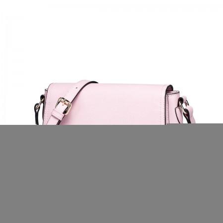Fashion genuine leather lady messenger bag beige