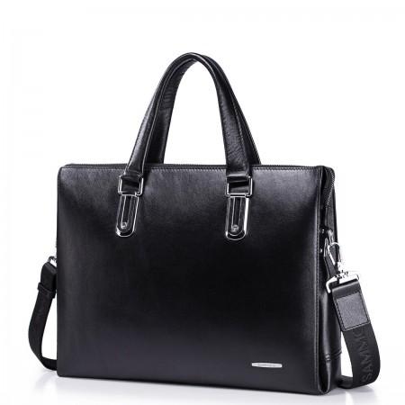 Leather man bag black 190208-01