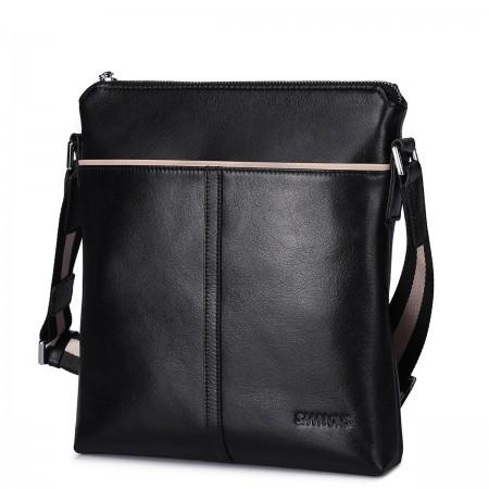 SAMMONS Men leather bag Black 190232-01