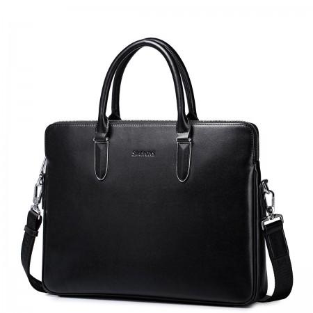 SAMMONS Men's wallet genuine leather brown