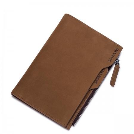 SAMMONS Men Cowhide leather wallet Beige