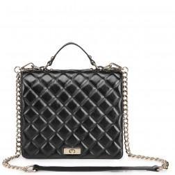 NUCELLE Leather satchel bag black