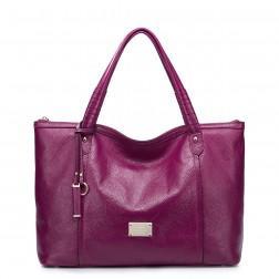 NUCELLE Genuine leather handbag black
