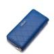 Men's zippered wallet Blue
