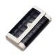 Chocolate style Genuine leather long wallet White