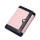 Leather wallet medium Pink