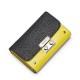 NUCELLE Genuine leather short wallet Yellow