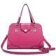 Women's leather shoulder bag apricot