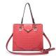 Women's elegant leather bag red