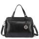 Genuine leather handbag red