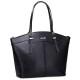Stylish leather handbag pink