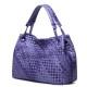 Weaving melody series high-grade sheep leather bag Purple