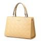 Women snake cowhide leather tote bag black