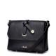 Layer cowhide bag Black