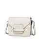 NUCELLE colorful leather messenger bag beige