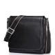 SAMMONS Top grade cowhide shoulder bag Black
