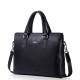 SAMMONS Top-grade Cowhide men business bag Black