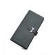 SAMMONS Men's business wallet genuine leather blue